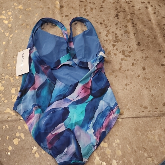 Athleta Blue and Purple Swimsuit - Picture 5 of 6